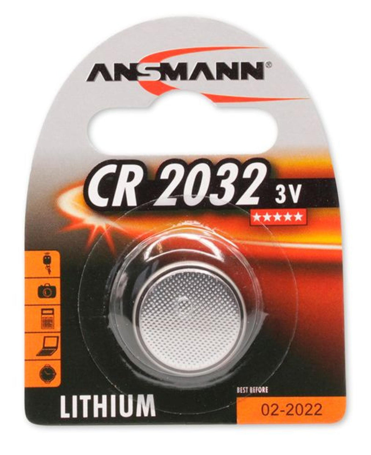 Lithium 1-pack CR2032