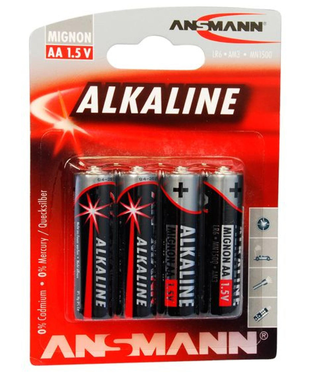 Alkaline 4-pack AA