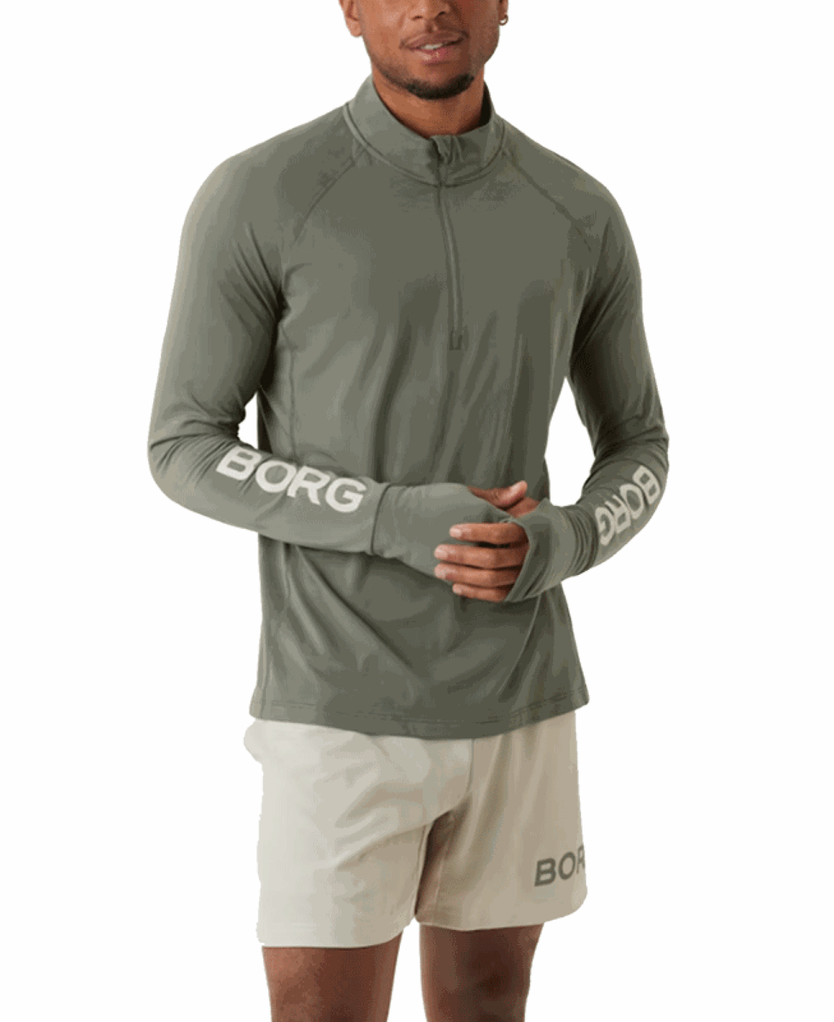 Borg Midlayer Half Zip