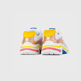 Onset, White Pink Yellow Blue Retro Sneakers, 36