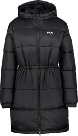 WOMEN EMBLA long hooded puff jacket