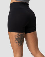 Classic V-shape Tight Shorts Black - XL