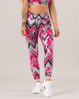 Zigzag Pink Tights WM