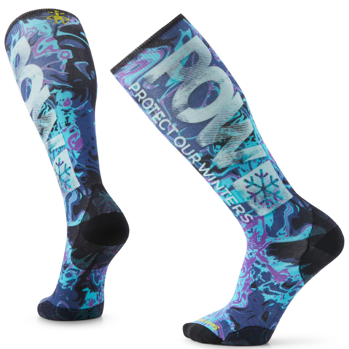 Ski Zero Cushion POW Print OTC Socks