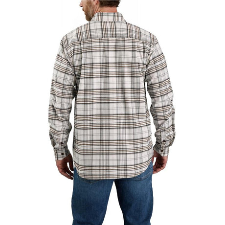 Midweight Flannel L/S Plaid Shirt