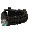 Survival Bracelet m/ Fire Starter & Compass