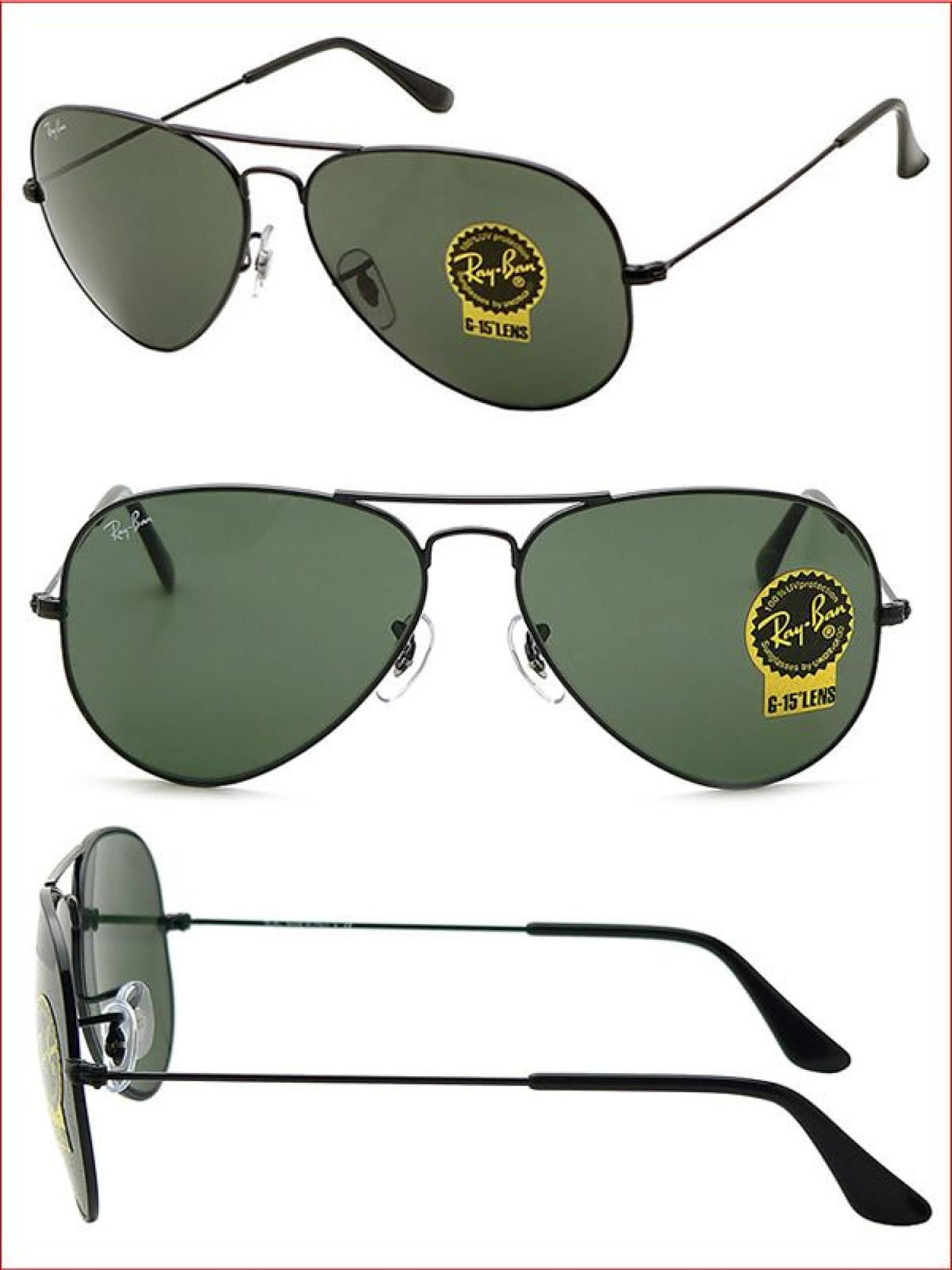 Aviator Black - Green