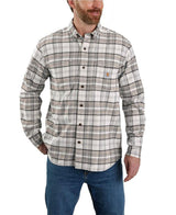 Midweight Flannel L/S Plaid Shirt